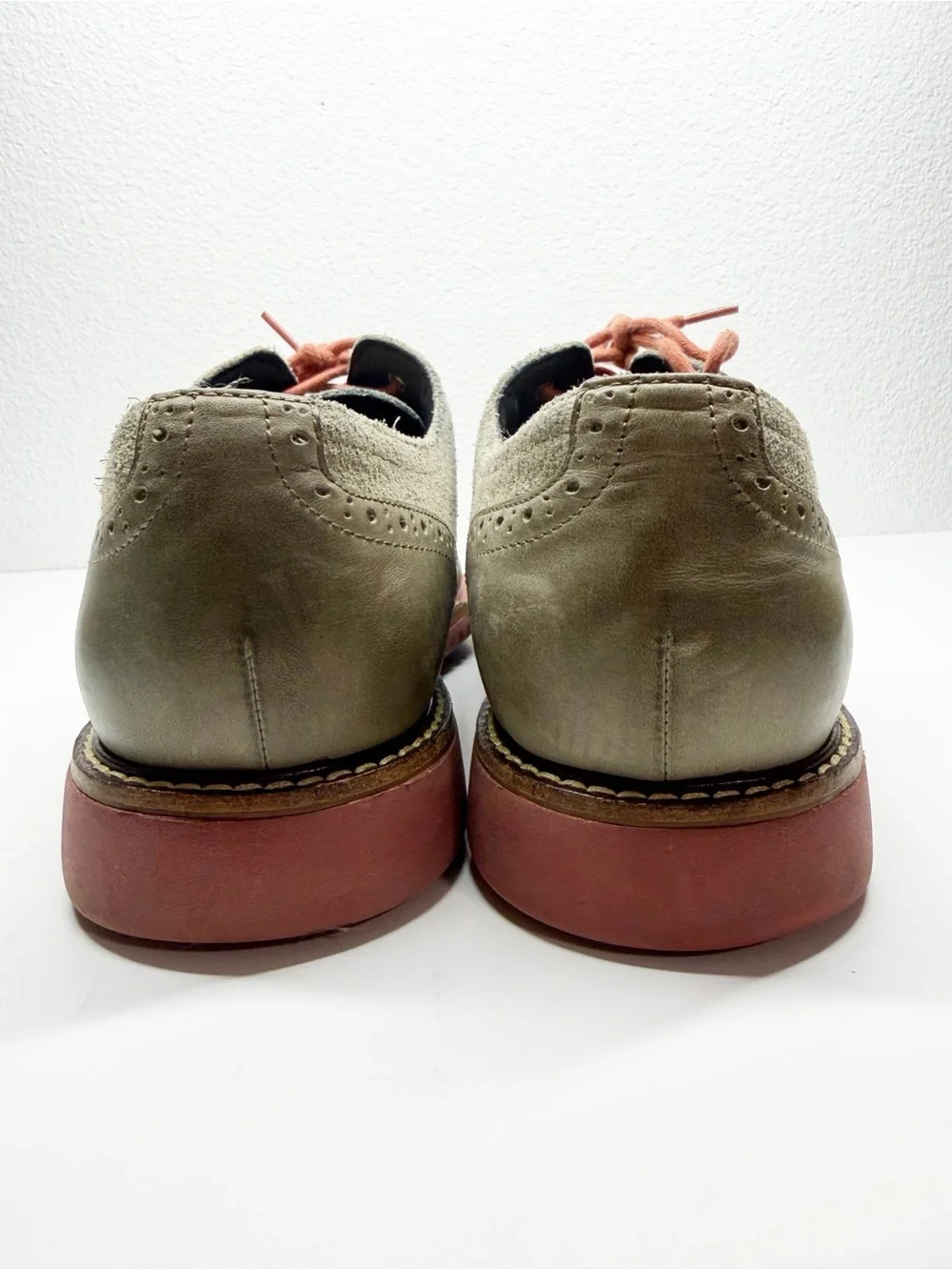 Cole Haan Suede Leather Oxford Lace Up Loafers